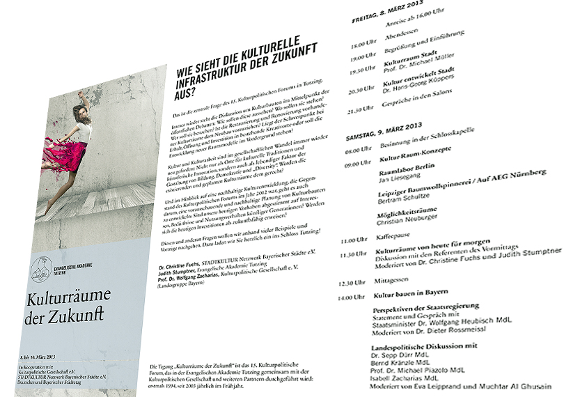 Kulturrräume der Zukunft. Chris Neuburger referiert in Tutzing