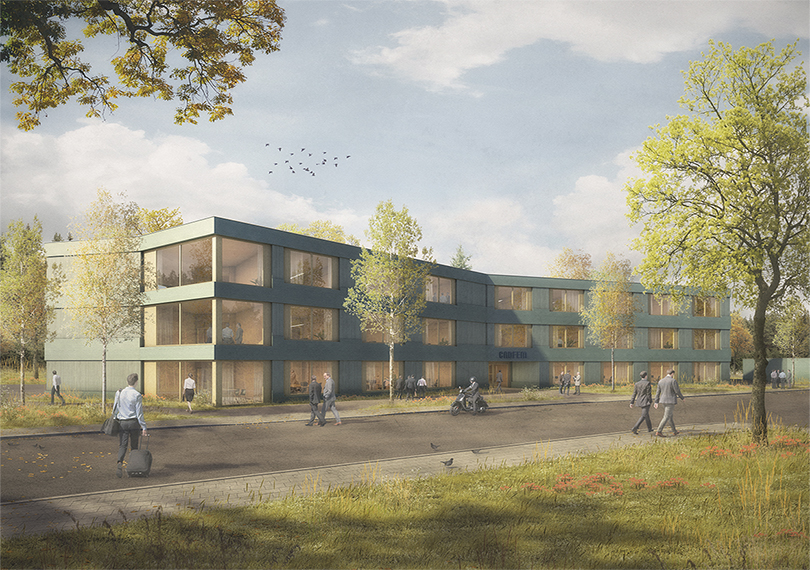 Bürogebäude in Holzbauweise beauftragt