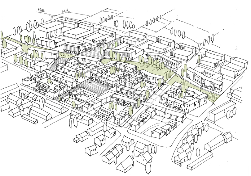 Zwischen Stadt und Land